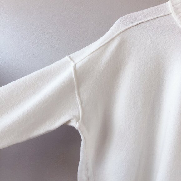 Free People sweater Phoebe Pull Over sweater white oversized sweater SMALL - Picture 10 of 16